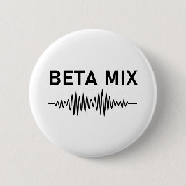 Bèta Mix - Audio WaveForm Ronde Button 5,7 Cm