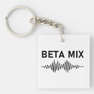 Bèta Mix - Audio WaveForm Sleutelhanger
