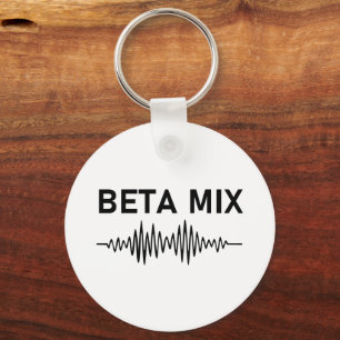 Bèta Mix - Audio WaveForm Sleutelhanger