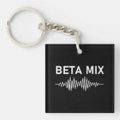 Bèta Mix - Audio Waveform V2 Sleutelhanger (voorkant)