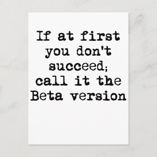 Beta-versie Briefkaart (Voorkant)