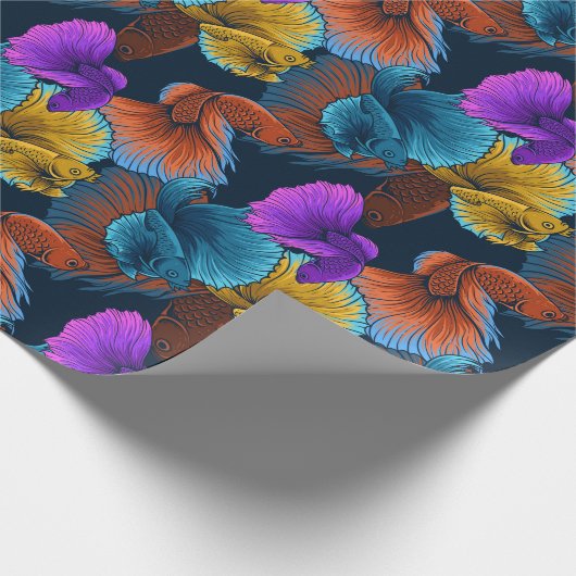 beta vispatroon cadeaupapier (Hoek)