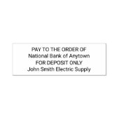 Betaal aan de orde van  zelfinktstempel  zelfinktende stempel (Design)