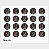 Betaal Haar Wat Je Haar Verschuldigd Bent – Retro Ronde Sticker (Vel)