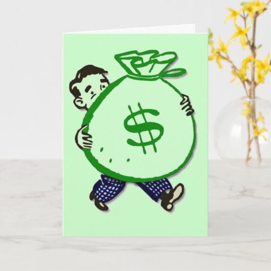 Betaal het versturen wenskaart kaart (Gele Bloem)