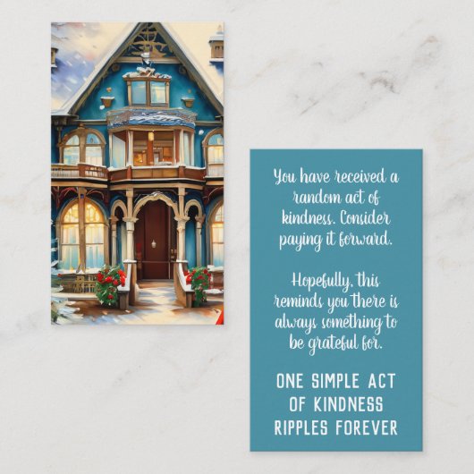 Betaal het Voorwaarts Willekeurige Actie van Vrien Visitekaartje (Voorkant / Achterkant)