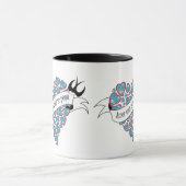 Betaal liefde met geïllustreerd Portugees spreekwo Mok (Midden)