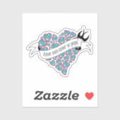 Betaal liefde met geïllustreerd Portugees spreekwo Sticker (Vel)