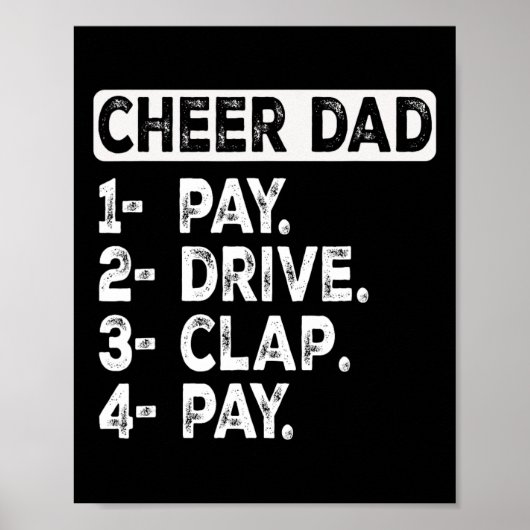 Betaal Ritme Klap Juichen Vader Cheerleader Vader Poster (Voorkant)
