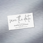 Betaalbaar budget voor het opslaan van de datum-ma magnetisch visitekaartje (Voorbeeld)