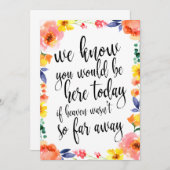 Betaalbaar herdenkingsbord voor boho floral bruilo (Voorkant / Achterkant)