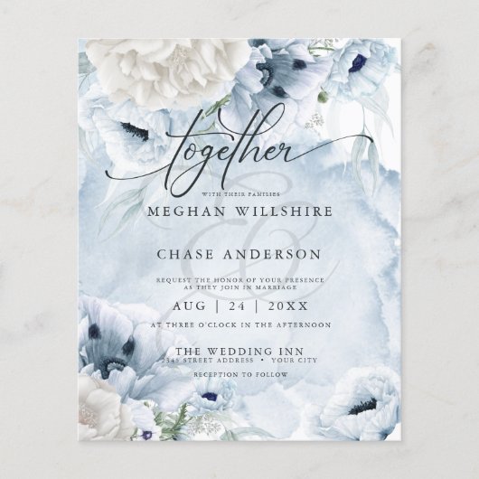 Betaalbare bruine Waterverf met elegante papaverbl (Voorkant)