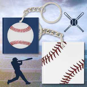 Betaalbare cadeau-ideeën voor honkbal voor jongens sleutelhanger