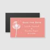 Betaalbare Coral Dandelion sparen de Magnet van de (Voorkant / Achterkant)