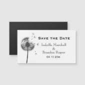 Betaalbare Dandelion sparen de Magnet van de Datum (Voorkant / Achterkant)