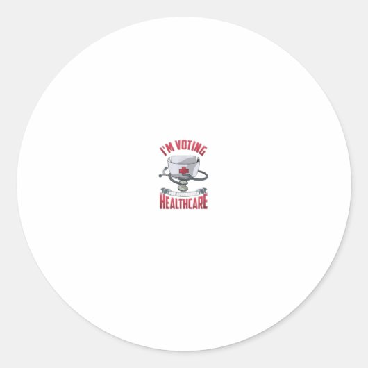 Betaalbare geneesmiddelen voor de gezondheidszorg ronde sticker (Voorkant)