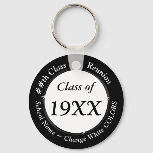 Betaalbare gepersonaliseerde 20e middelbare school sleutelhanger