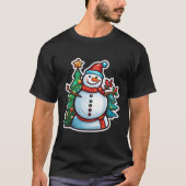 Betaalbare goedkope kerst T-shirts | Feestelijke H (Voorkant)