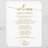 Betaalbare grafische kalligrafie Weduwroute (Voorkant / Achterkant)