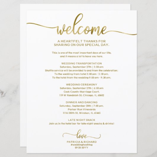 Betaalbare grafische kalligrafie Weduwroute (Voorkant / Achterkant)