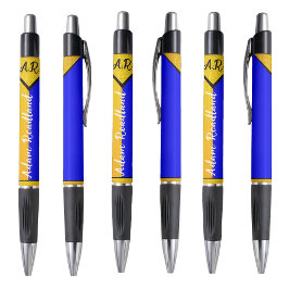 Betaalbare initiële monogram naam, fancy schrift pen