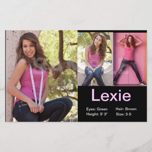 Betaalbare Model Comp Kaarten (Voorkant)