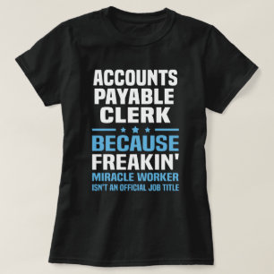 Betaalbare rekeningen t-shirt