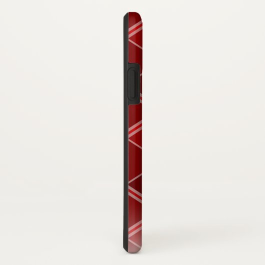 Betaalbare rode geruite telefoonhoes Case-Mate iPhone case (Achterkant/rechts)