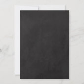 Betaalbare schoolbord huwelijksbord kaart (Achterkant)