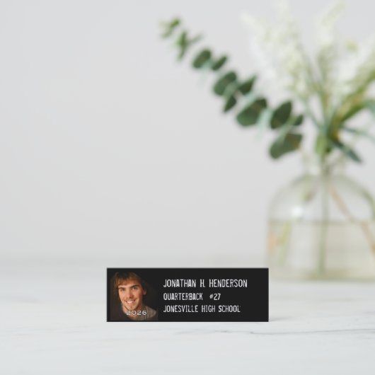 Betaalbare senior Afbeeldingen Mini Visitekaartje (Staand voorkant)