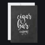 Betaalbare signaalboog voor signaalborden<br><div class="desc">Een elegant teken van de snijrand bruiloft,  kenmerkt de tekst "de bar van de Cigar geniet"in een geëxtraheerde manuscriptdoopvont,  voegt de borsteltextuur een spontaan en playful gevoel toe. De achtergrondkleur kan aan uw behoeften en voorkeuren worden aangepast. Neem contact met mij op als u een speciaal verzoek hebt.</div>