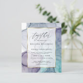 Betaalbare weddenschappen en Blauwgroen Abstracte  (Staand voorkant)