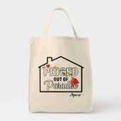 Betaald buiten het paradijs [Blak/Rainbow] Tote Bag (Voorkant)