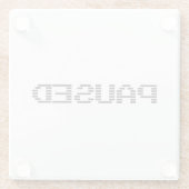 BETAALD GLAZEN ONDERZETTER (Achterkant)