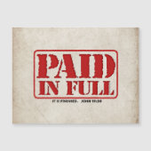 Betaald in Full Magnet (Voorkant)