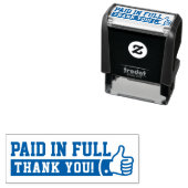 Betaald in volle duim omhoog! PERSOONLIJK Zelfinktende Stempel (In situ)