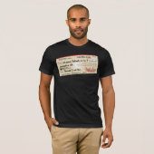 Betaald in volledig opgeslagen door Jezus Check T-shirt (Voorkant volledig)