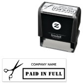 Betaald in volledige zakelijke schaar Moderne kaps Zelfinktende Stempel (In situ)