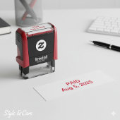 Betaald met Datum Custom Self Inking Kantoor Stamp Zelfinktende Stempel