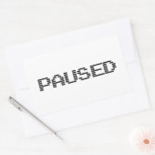 BETAALD RECHTHOEKIGE STICKER (Envelop)