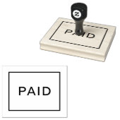 Betaald Rubberstempel (Gestempeld)