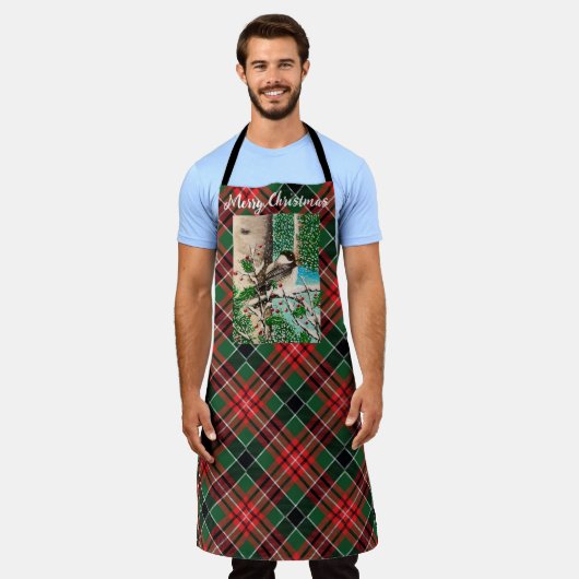 Betaald Schort van de Kerstchickadee (Gedragen)