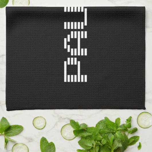 BETAALD THEEDOEK (Gevouwen)