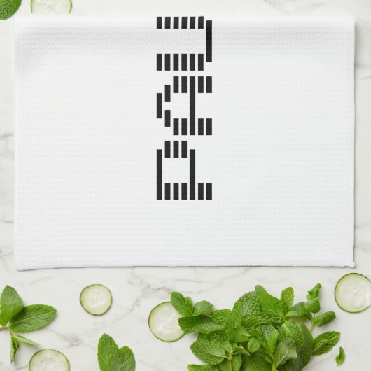 BETAALD THEEDOEK (Gevouwen)