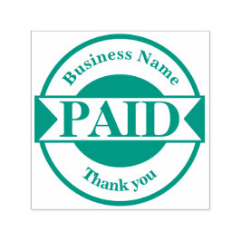 BETAALD Zelfinkt Rubber Stamp Zelfinktende Stempel