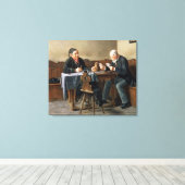 Betaaldag, 1887 canvas afdruk (Insitu (Houten vloer))