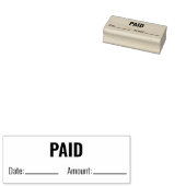Betaaldatum Bedrag Zakelijke tekst Sjabloon Rubberstempel (Gestempeld)
