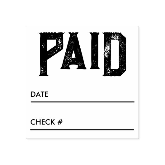 Betaalde Custom Business Rubber Stamp Rubberstempel (Afrduk)