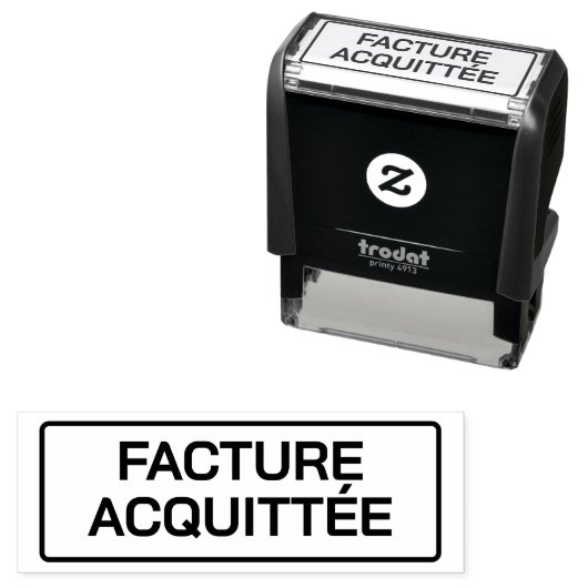 BETAALDE FACTUUR ZELFINKTENDE STEMPEL (In situ)