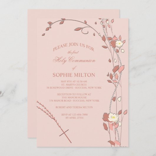 Betaalde grensuitnodiging kaart (Voorkant / Achterkant)